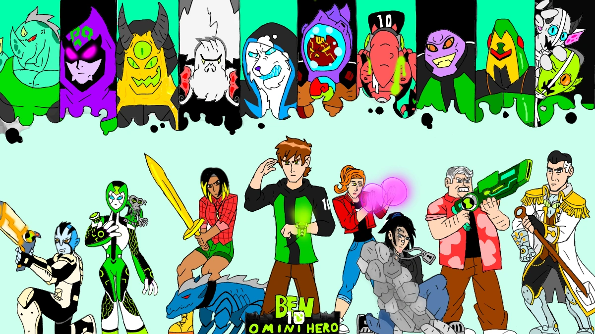 CONHEÇA TODOS OS ALIENS DE BEN 10 OMNIHERO!!! 