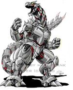 His Virus Dragon form