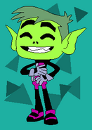 Beast Boy Laughing