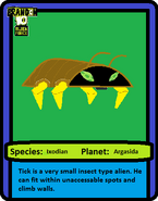 Tick Trading Card