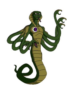 Sierra, medusa snake(snake form) by MBT808 on DeviantArt