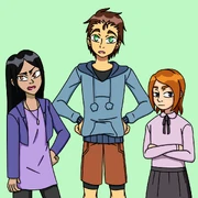 Saki, ???, and Jenny