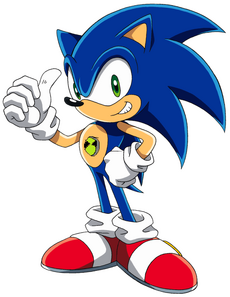 sonic sitting