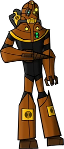 Species: SanquorAbilities: Water Breathing, Pressure Resistance, Enhanced Durability, Drill Generation.