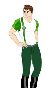 Ben com seu novo uniforme e com 22 anos