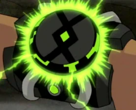 Omnitrix przed kalibracją , bez szkiełka w odcinku Powrót doktora Animo