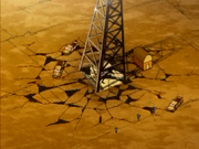 La zona de construccion desrrumbandose