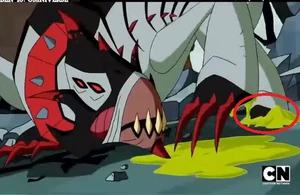 Szlam z tylnej nogi nienaruszony