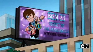 Omnitrix na prawym nadgarstku, a nie na lewym