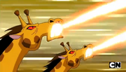 Ellos tambien tienen rashoos laser lool