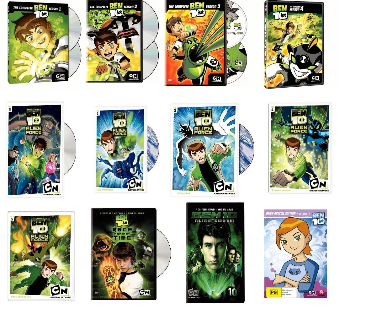 Ben 10: Race Against Time DVD (Region 4) Cartoon Network