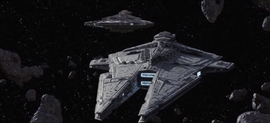 Two Plamperial star destroyers