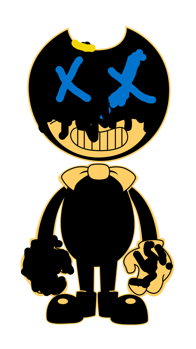 Pixilart - ink bendy indie cross fnf by blue-blue