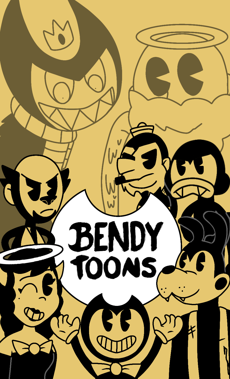 Bendy And The Ink Machine Projectionist Cartoon Fan Art PNG, Clipart, Art,  Bendy, Bendy And The