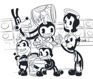 Barley from another Bendy and the Ink Machine doodle by TimetheHobo.