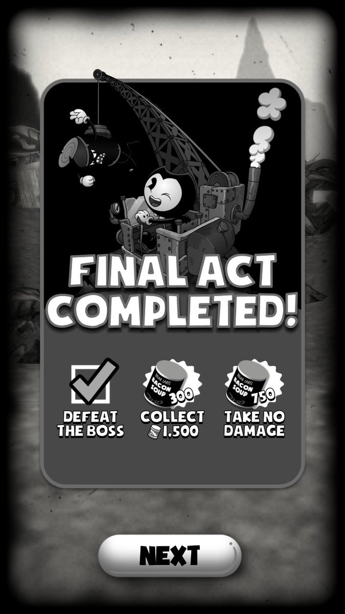 Bendy in Nightmare Run - All Bosses Defeat Animations 