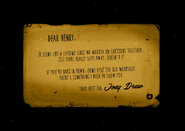 Joey's letter before Chapter 3's update.