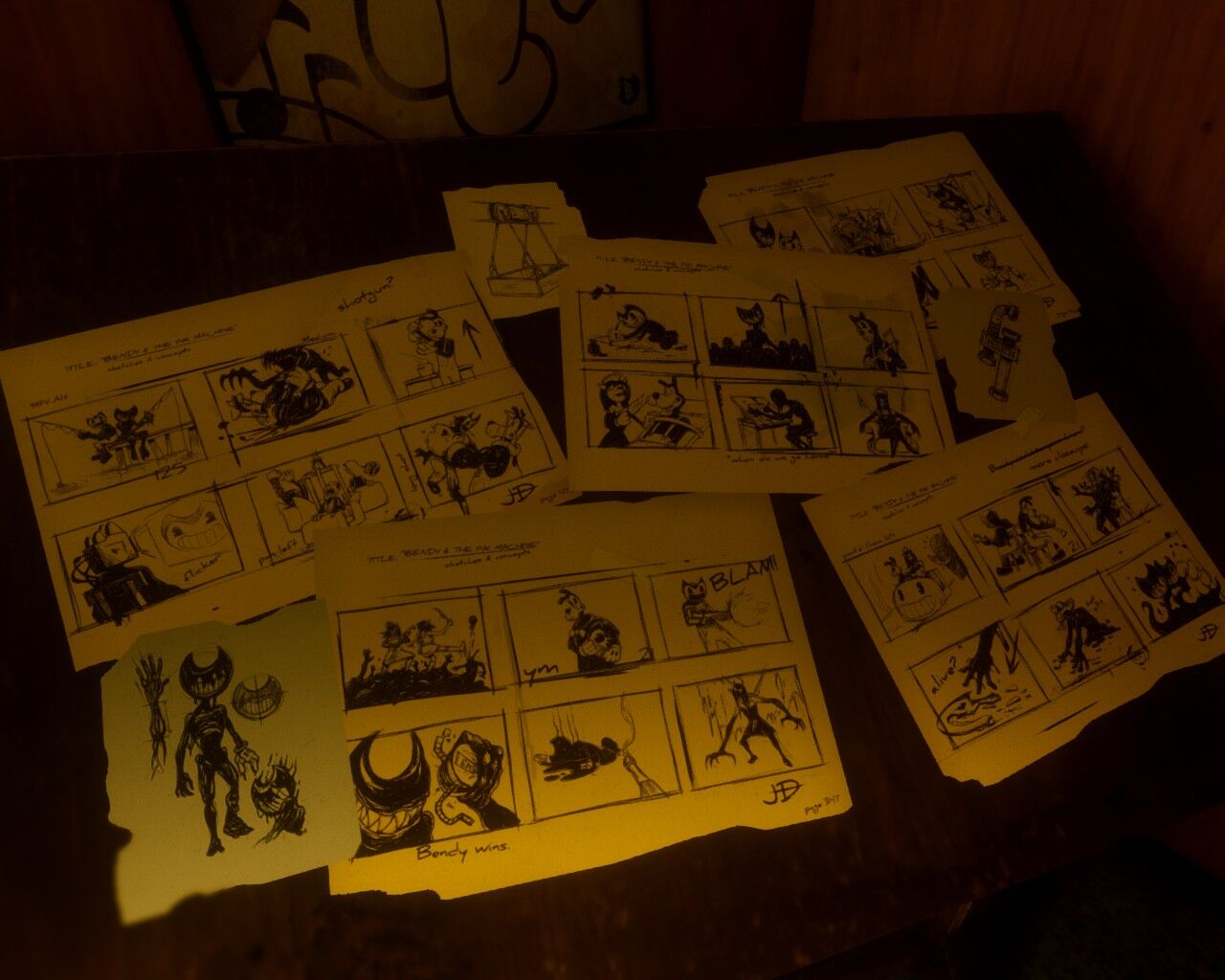 daily bendy and the ink machine facts on X: In batim sammy is one of the  only characters that doesnt kill anyone in the game. The only character he  attempts to hurt