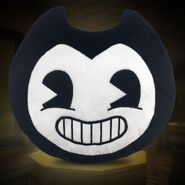 Bendy's plush pillow.