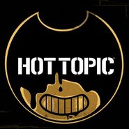 Аватар аккаунта Бенди с названием магазина Hot Topic в Твиттере.