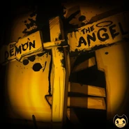 Указатель с названием комнаты на развилке, фото загруженное аккаунтом Бенди в Твиттер.