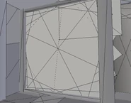 Пентаграмма в процессе моделирования.