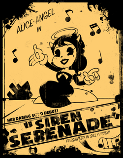 Joey Drew Studios Official Alice Angel Poster Bendy And The Ink