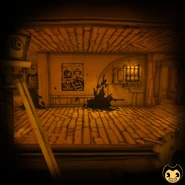 Вид из комнаты. Официальный скриншот, загруженный аккаунтом Бенди в Твиттер.