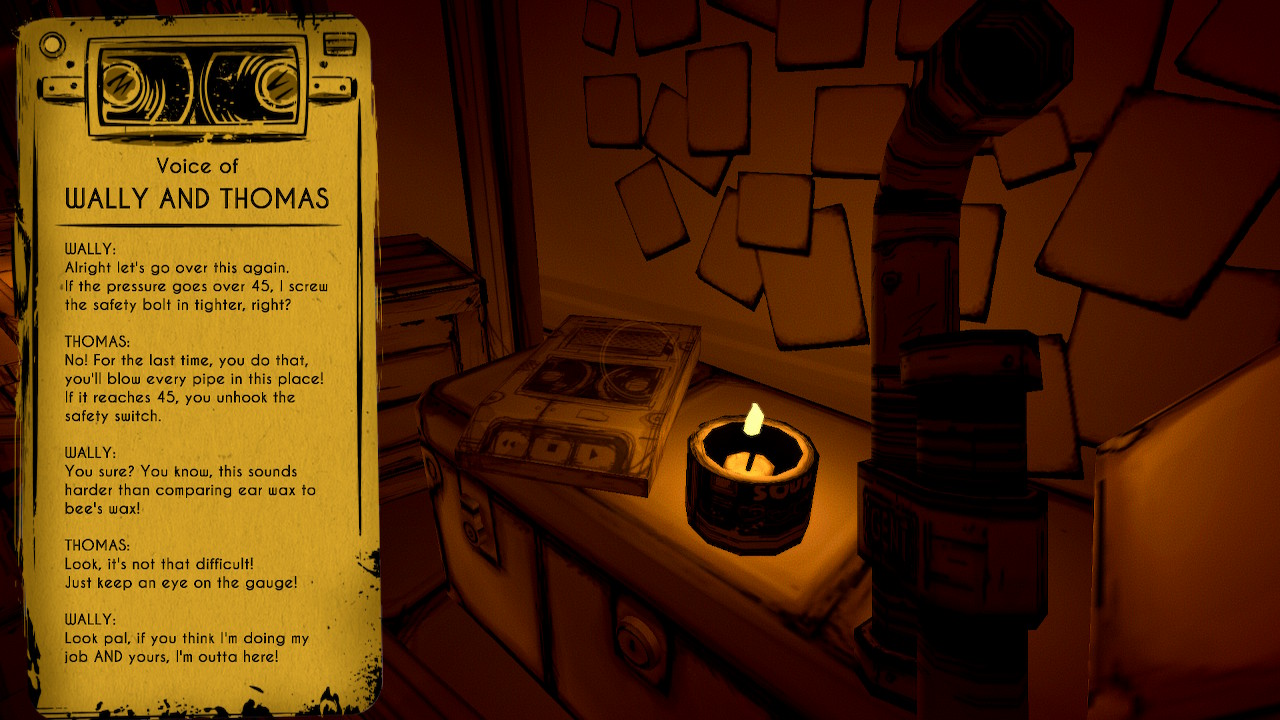 Bendy and the Ink Machine - Chapter 1 Walkthrough - naguide