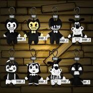 Plush Bendy Keychain Clips