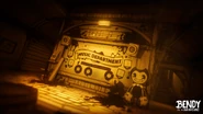 Граммофон в музыкальном зале на скриншоте второй главы из Steam.