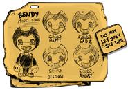 Bendy's "expression" sheet.