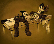 The Bendy Animatronic's artwork.