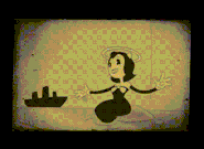 Клип из эпизода «Серенада сирены» на экране.