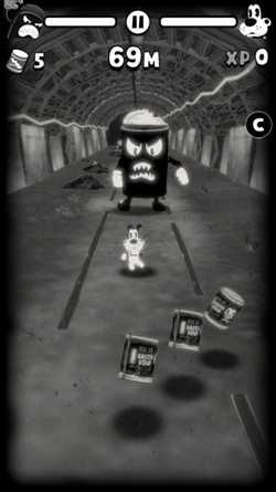 Bendy Walks the Plank, Bendy in Nightmare Run Wiki