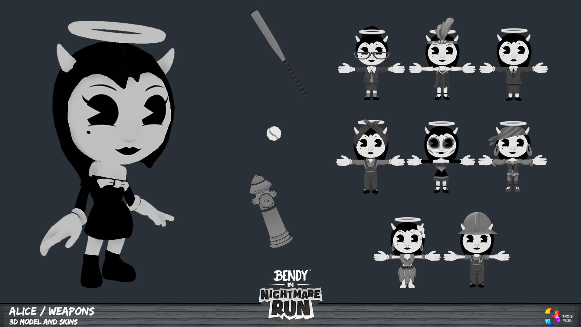 Bendy in nightmare run. БЕНДИ РАН Алиса ангел. БЕНДИ Найтмер РАН. Кошмарный БЕНДИ. БЕНДИ И кошмарный побег.