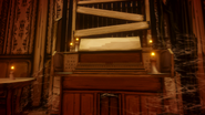 The pipe organ seen in Chapter 4.