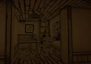 Стена с дверью пропала.