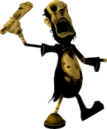 Это изображение Пайпера использовалось в видео от Митли «7 BEHIND THE SCENES FACTS about "Bendy Chapter Three"!».