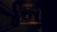 A Bendy cutout in the Bendy and the Dark Revival 2020 trailer.
