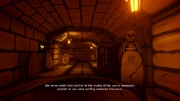 Макет скелета в четвёртой главе «Bendy and the Ink Machine».
