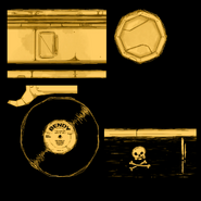 The inkwell's texture map along with the wrench and record.