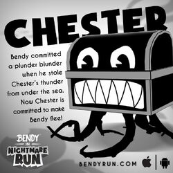 Bendy in Nightmare Run: Chester Boss Run 