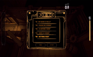 The tapes being viewed when the player decides to listen to them.