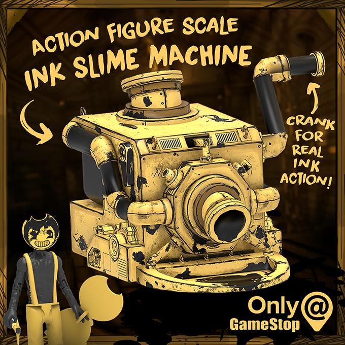 Bendy and the Ink Machine Ink Slime Machine USED FREE SHIPPING