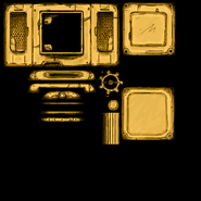 The gear and machine box's texture map.