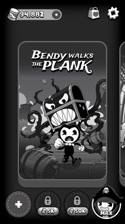 Bendy Walks the Plank, Bendy in Nightmare Run Wiki