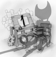 The gear in an image for the countdown to Chapter 5's release.