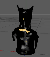 The rigged model of Alpha Bendy.