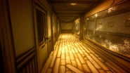 Вторая часть коридора, недоступная без читов.